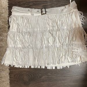 Fringe skirt/ shorts
